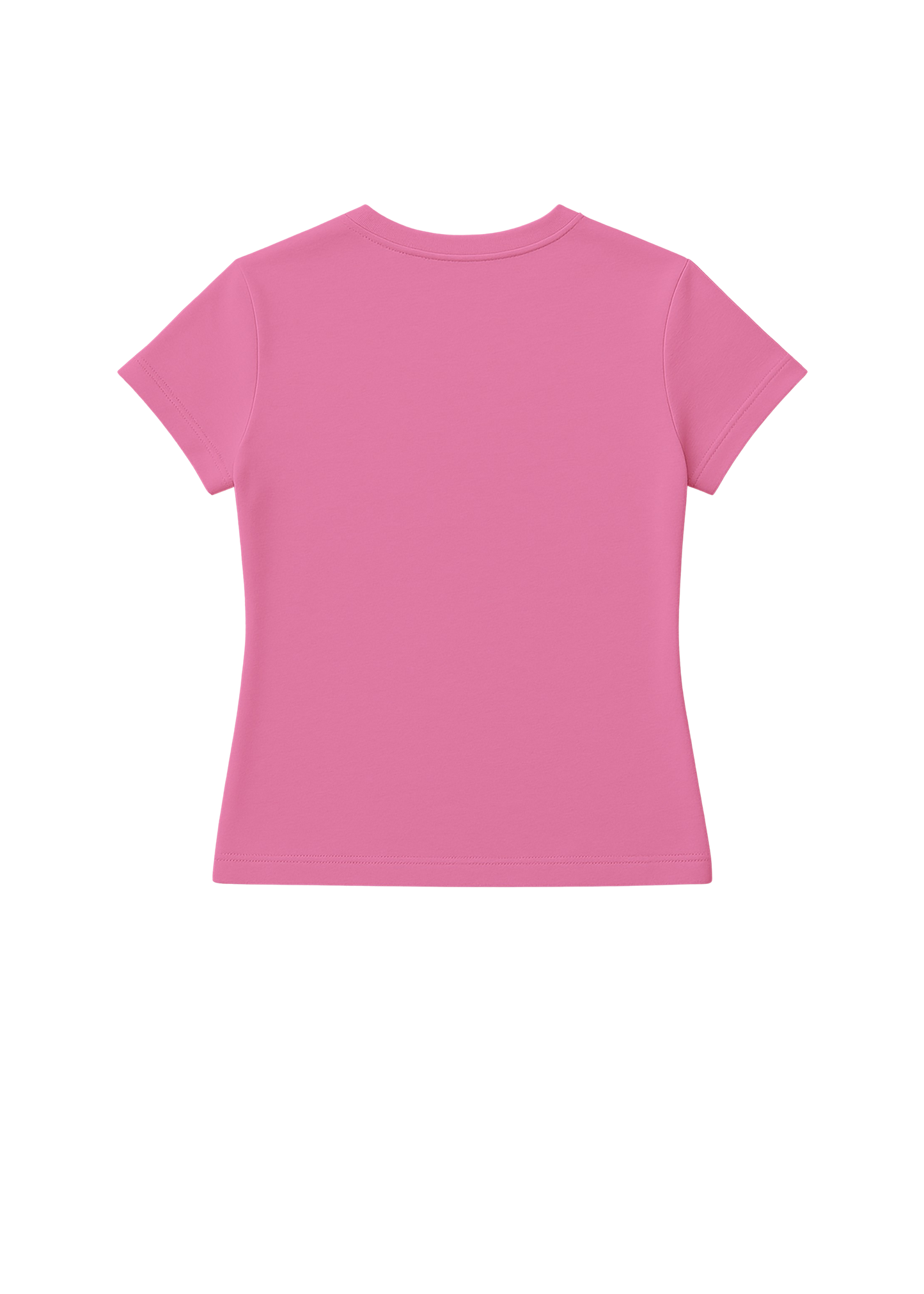 WDNC Puff Print Pink Womens Tee
